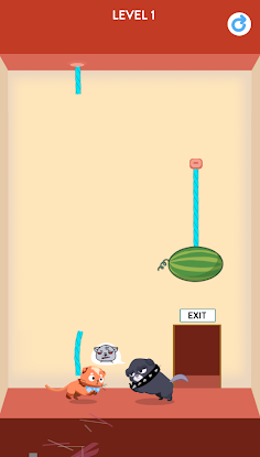 Rescue Kitten - Rope Puzzle - Screenshot 2
