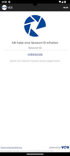 Android application VEX screenshort