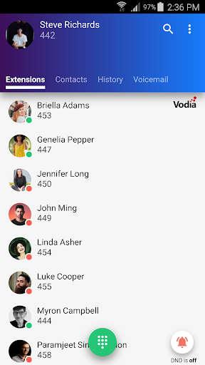 Vodia Phone 5.0.3 screenshots 1