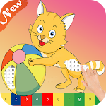 Cover Image of Télécharger Cats Color By Numbers - Pixel Art Pet Coloring 1.7 APK