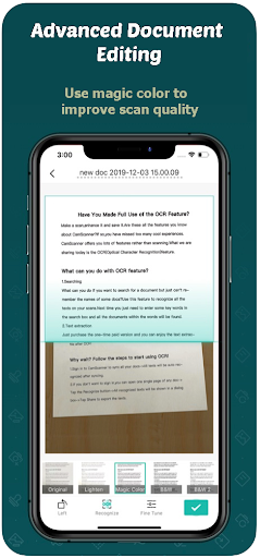 Android application DocScanner Pro screenshort