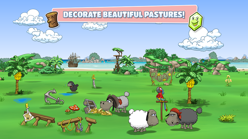 Android application Clouds & Sheep 2 for Families screenshort
