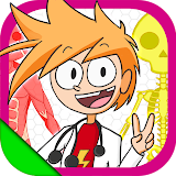 Human body adventure for kids icon