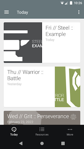 Android application The Real Man Card screenshort