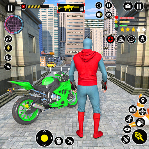 Super heroi Motor Bicicleta Corrida Jogos Para Crianças, Aranha