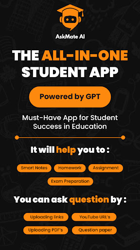 Android application AskMate AI: Exam Study helper screenshort