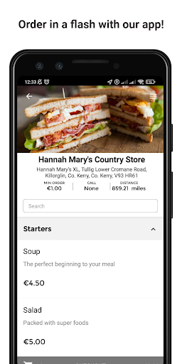 Android application Hannah Mary's Country Store screenshort