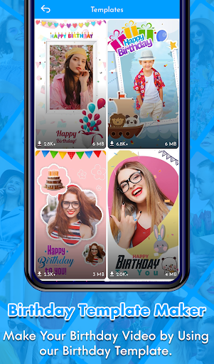 Birthday Video Maker With Song Screen 3