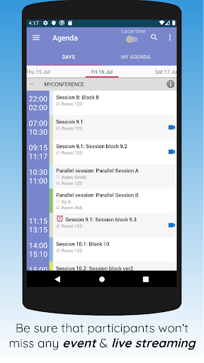 Android application ConferenceLab C4ME screenshort