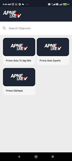 Android application Apne Live Tv screenshort