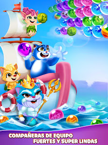 Captura de Pantalla 10 Bubble Shooter: Cat Pop Island android