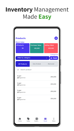 SmartBusiness -Bookkeeping App Screen 3