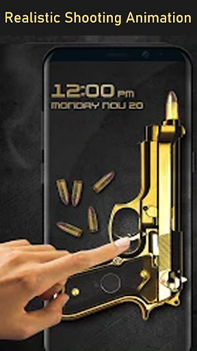 Pistol Shooting Lock Screen Screen 2