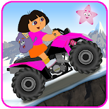 Little Dora Atv Hill Race - mountain climbing game icon