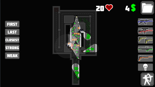 Night Zombie City TD Screen 2