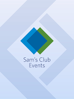 screenshot of Sam's Club Events