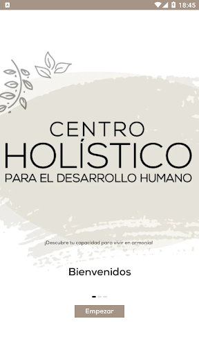 Android application CentroHolístico screenshort