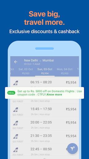 Cleartrip - Flights, Hotels, Train Booking App screenshots 4