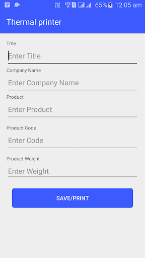 Bluetooth Thermal Printer