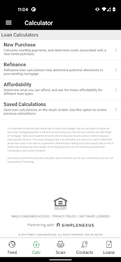 The Mortgage Brewer Screen 2