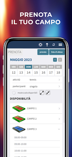 Android application Tennis Valla screenshort