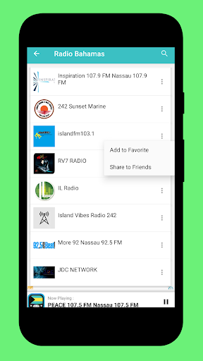 Radio Bahamas + Radio Online Screen 3