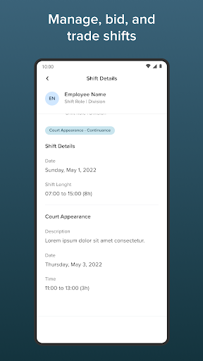 NEOGOV Schedule Screen 3