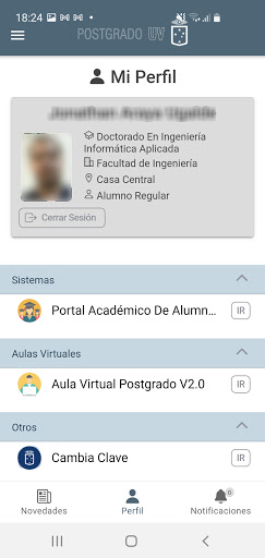 Postgrado UV Screen 2