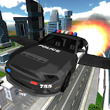 Flying Police Car Chase icon