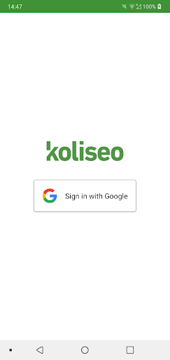 Android application Koliseo Access Control screenshort
