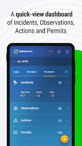 Android application Safetymint Safety Management screenshort