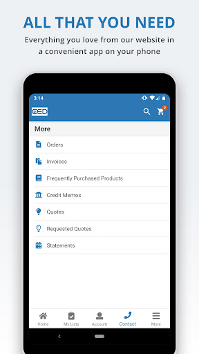 CED Connect Screen 3