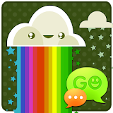 GO SMS Rainbow Meadow Theme icon
