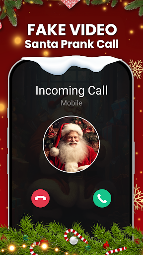 Android application Call Santa Prank Call Video screenshort