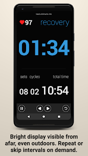 I-Tabata Stopwatch Pro MOD APK (I-Premium Evuliwe) 2