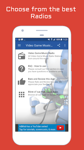 Android application Video Game Music Radio screenshort