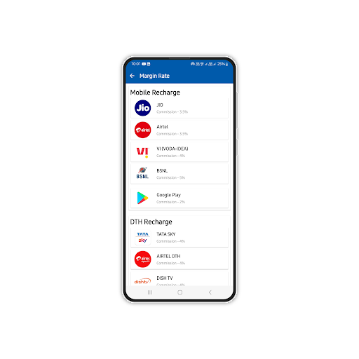 iRecharge - Recharge & Billpay Screen 2