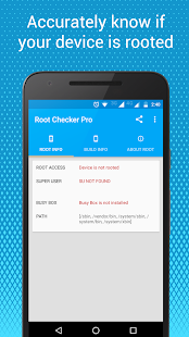 Root/SU Checker & Busy Box Pro Capture d'écran