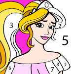 Princess Color by Number – Princess Coloring Book Apk