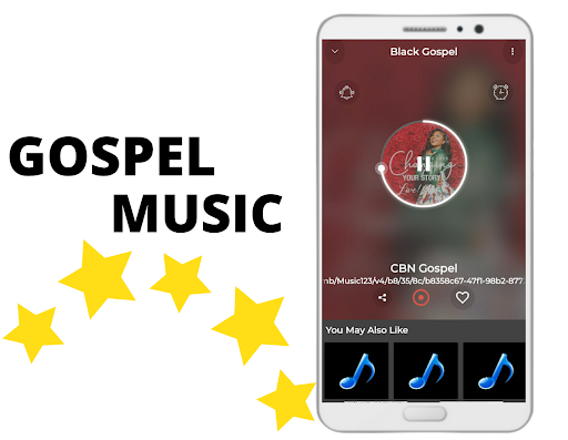 Android application black gospel songs screenshort