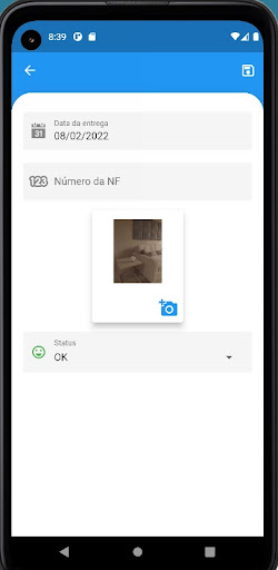E-Canhoto Screen 2