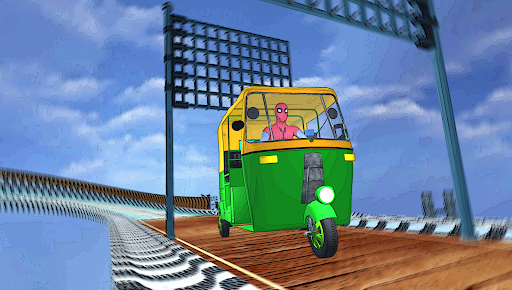Superhero Rickshaw Mega Stunts Screen 3