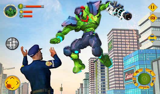 Incredible Monster Robot Hero Crime Shooting Game screenshots 5