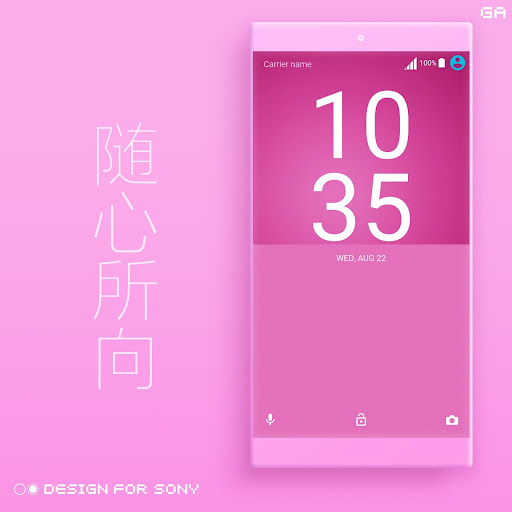 COLOR™ XPERIA Theme  PINK