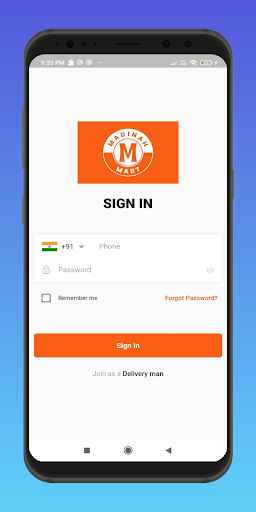 M Mart Delivery Screen 2