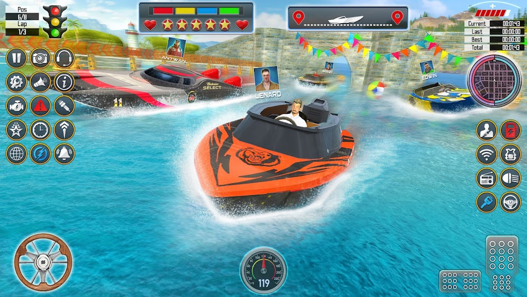Speed Boat Racing: Boat games 2.2.5 APK + Mod (Mod speed) for Android
