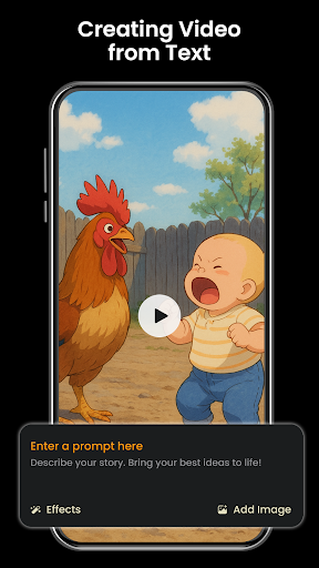 Screenshot of AI Video Generator Serda