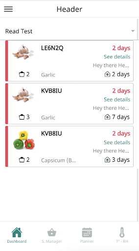 Android application Coldtivate screenshort