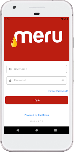 Android application Meru HOS screenshort