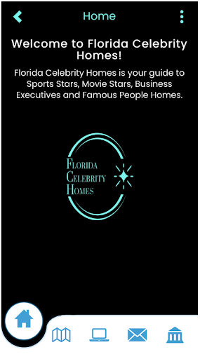 Android application Florida Celebrity Homes screenshort